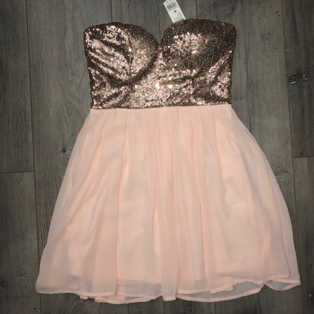 gold sequin eden sky dress